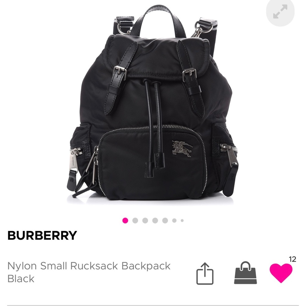 Burberry mini backpack.